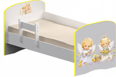 Кровать Эко 800х1600 ФП с ящиками Эко Мебель (белый/ангелочки)