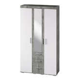 Инстайл шкаф для белья ШК 30 бетон/белый БТС